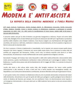 Modena è antifascista