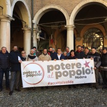 Modena accetta la sfida: ecco Potere al Popolo