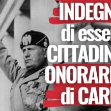 La mancata revoca della cittadinanza onoraria a Mussolini da parte del consiglio comunale di Carpi è una pagina vergognosa