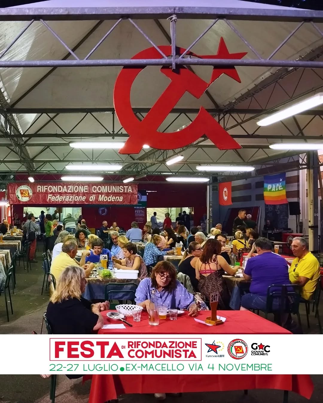 Il ritorno della festa di Rifondazione Comunista a Modena è stato un successo